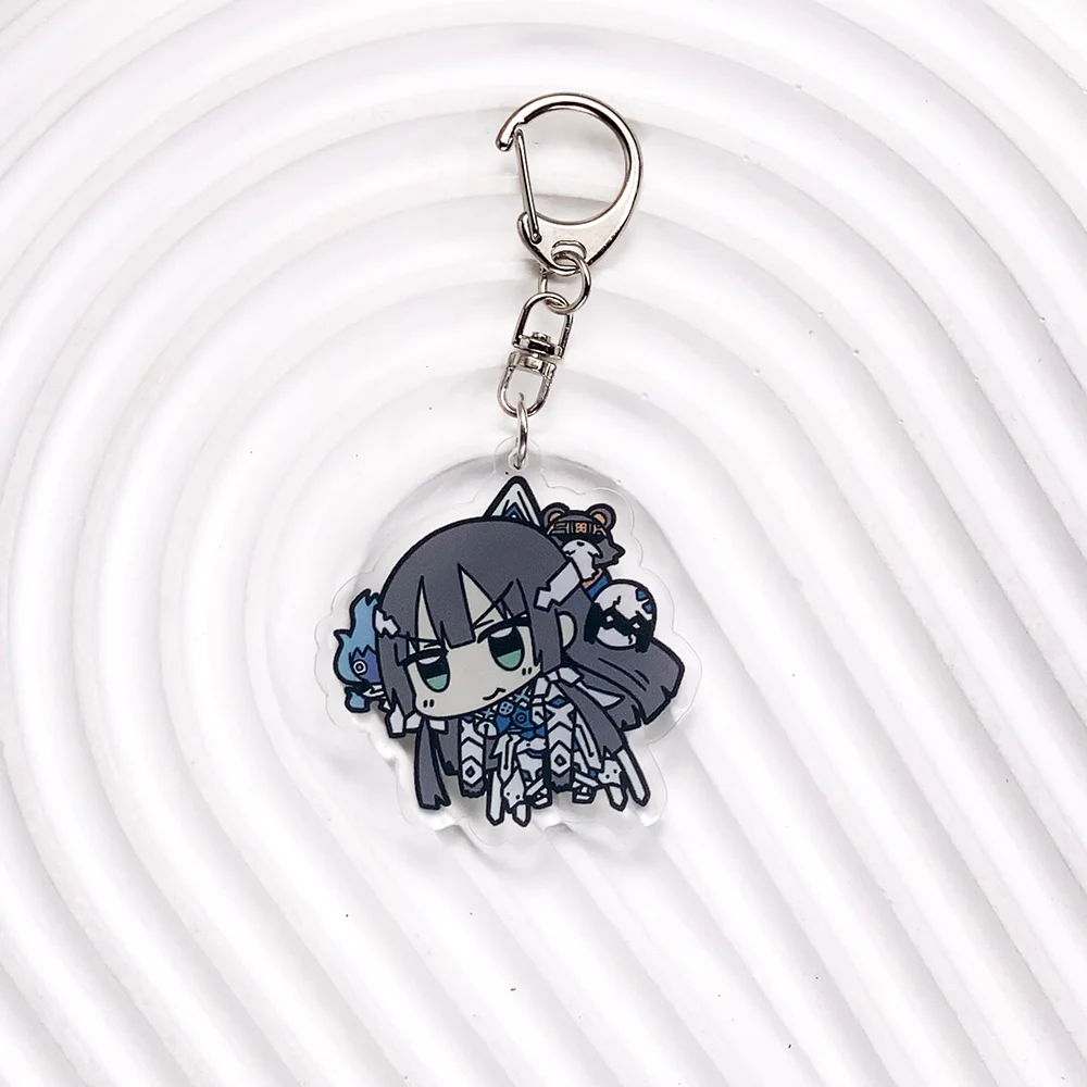 شخصيات أنيمي يوكي يونا هي بطل العصرية سلسلة مفاتيح مصنوعة من الأكريليك اكسسوارات حقيبة سحرية على ظهره قلادة كيرينغ هدايا للأصدقاء #2