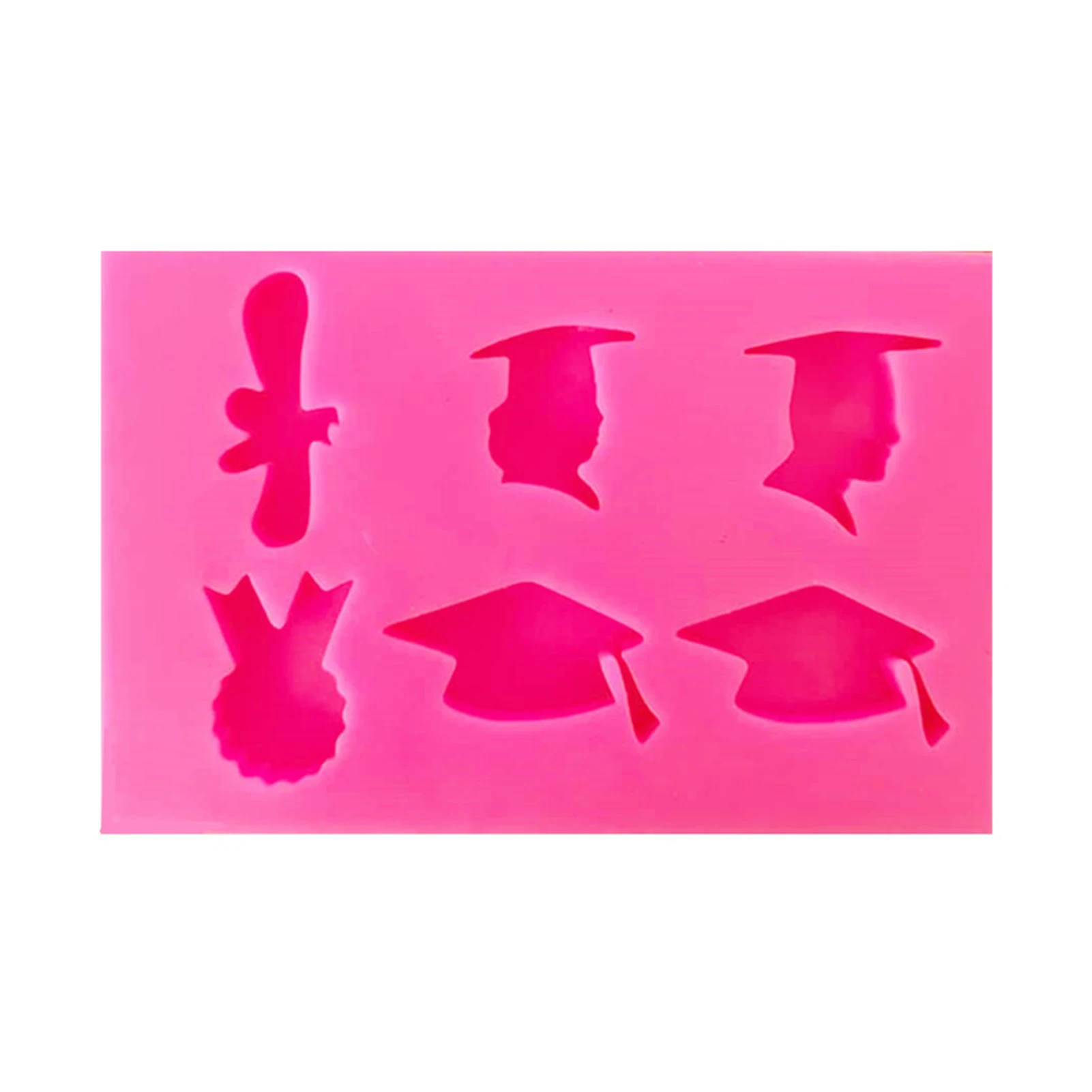 Graduation Cap Fondant Silicone BPA Free And Safe For Making Hot Chocolate Bomb