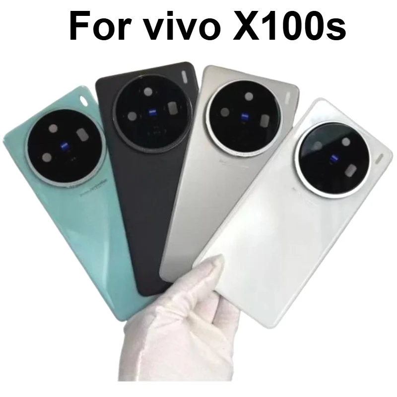 Back cover For vivo X100s Battery Cover Door Back Housing Rear Case For vivo X100 s V2359A Battery Door With Camera Lens Replace