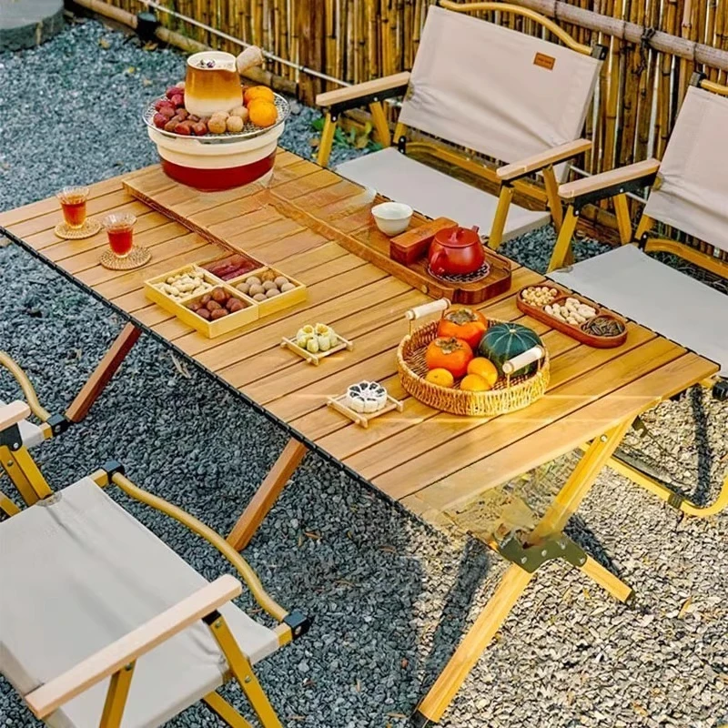 

Outdoor portable folding tables and chairs courtyard milk tea shop cafe outside camping picnic folding leisure tables and chairs