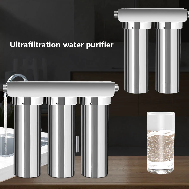 UF Water Purifier Big Flow 3/5 Stages Filter 0.01 Micron Stainless-steel Faucet Water Filter Purifier