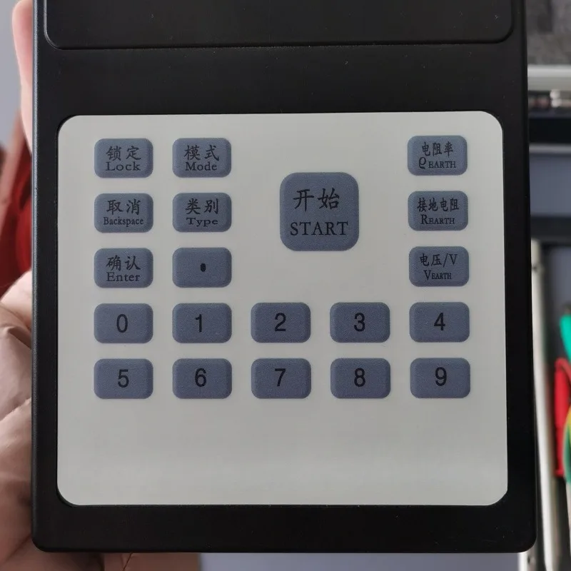 Grounding resistance tester, soil resistivity tester