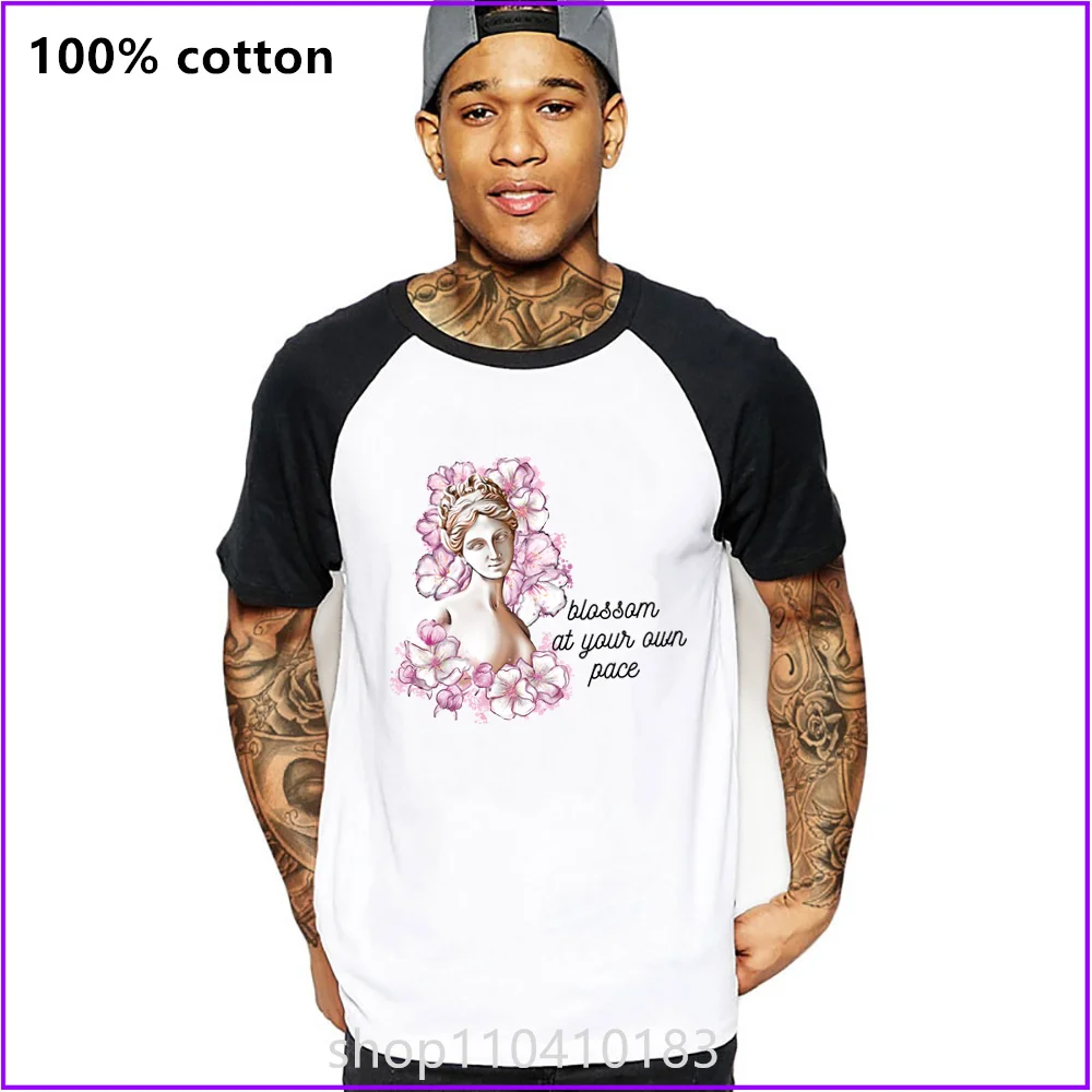 Blossom At Your Own Pace Sja14 T Shirts For Men'S Women Tshirt T-Shirt Clothing Oversized Manufacturers Custom Sports Short Clot