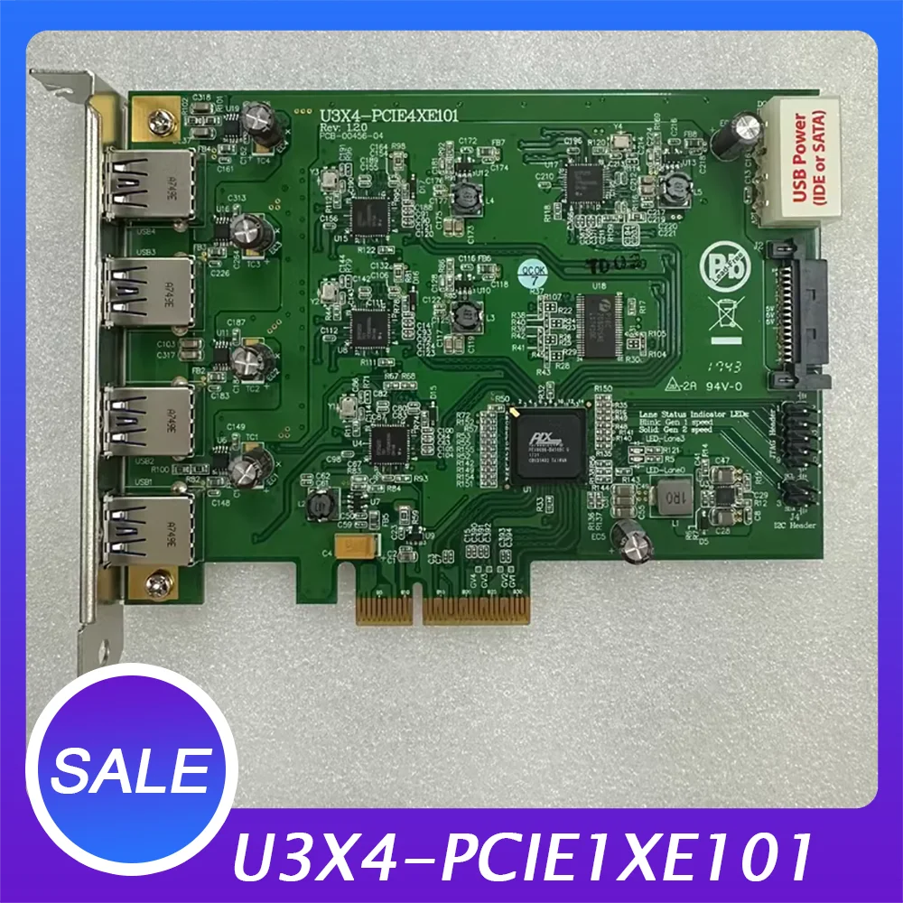 For Four-channel expansion card Industrial camera card U3X4-PCIE1XE101