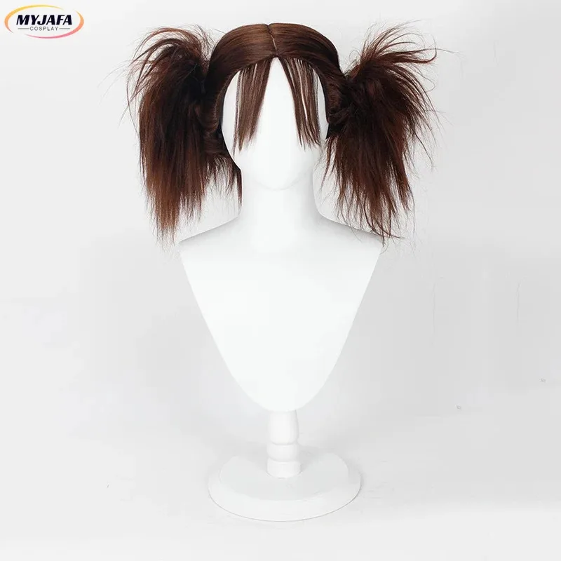 Peluca de Cosplay Choso Anime Temporada 2 Chousou, peluca larga de Cosplay marrón oscuro, pelo sintético resistente al calor, pelucas para juegos de rol + gorro de peluca
