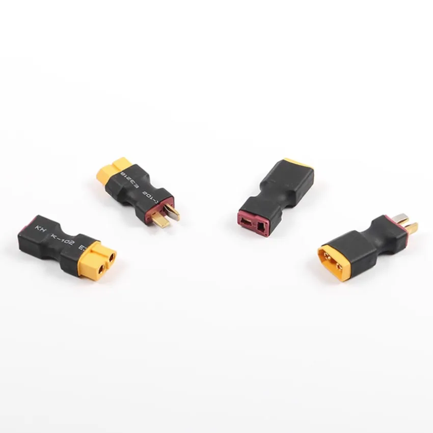 1Pcs T Deans Plug Male / Female to XT60 Female / Male Connector Adapter For RC LiPo Battery Helicopter Quadcopter RC Parts