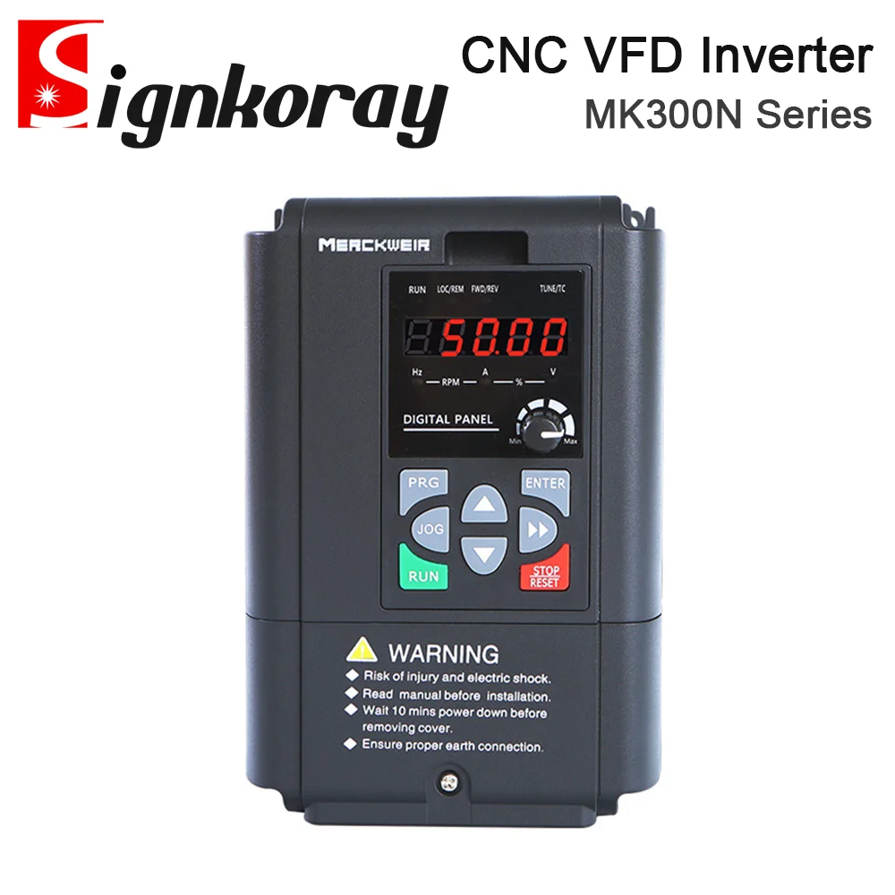 

SignkoRay MK300N Series Universal VFD Inverter 400W-11KW 220V 380V For CNC Spindle Motor
