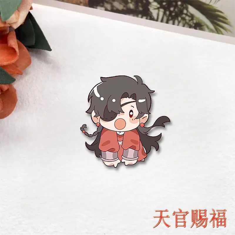 Anime Heaven Official’s Blessing Hua Cheng Xie Lian Key Chain Cover Hang Brooch Pin Cosplay Badge Jewelry Clothes Backpack Gift