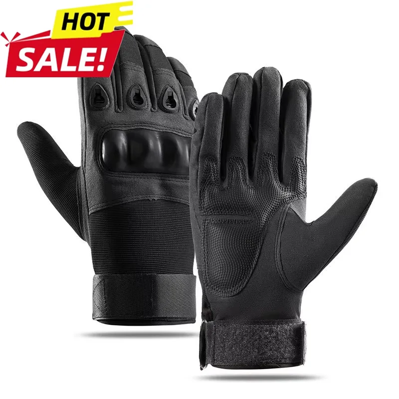 Cycling Tactical Gloves Full Finger Hard Knuckle Durable Combat Gloves Men Women Camping Combat Outdoor Hiking Shooting Gloves