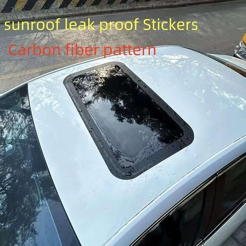 

Car Sunroof Sealing Strip Waterproof Sticker Noise Insulation High Temperature Resistant Car Sunroof Edge Seal Strips
