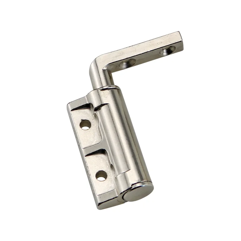 Zinc Alloy L Shaped Screw Damping Hinge With Free Stops Rotating Shaft And Adjustable Torque Load Bearing