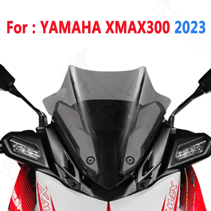 

For YAMAHA XMAX300 XMAX 300 X-MAX300 XMAX-300 2023 Motorcycle Sport Windshield Windscreens Wind Deflectors Viser Visor Black