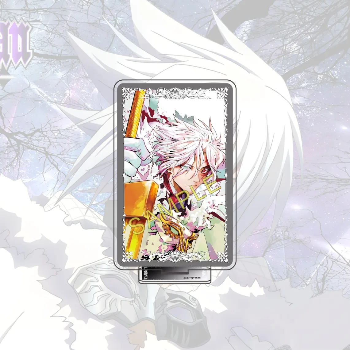 Anime D.Gray-man 15cm Acrylic Figure Allen Yu Lee Lavi Cross Standing Model Desktop Decoration Fan Gift Keychain