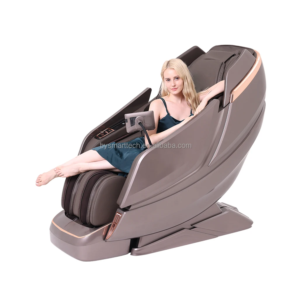 Luxury Electric Full Body Automatic Massage Chair Zero Gravity PU Leather Foldable Office Home Comfort