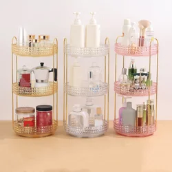 Multifunctional Lipstick Storage Box Rotating Drawer Makeup Box Transparent Desktop Skin Care Product Storage Rack