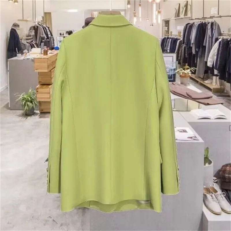 New Office Lady Blazers Woman Fashion Long Sleeve 3 Piece Pocket Cover Blazers Single Button Clothing Outerwears women clothing