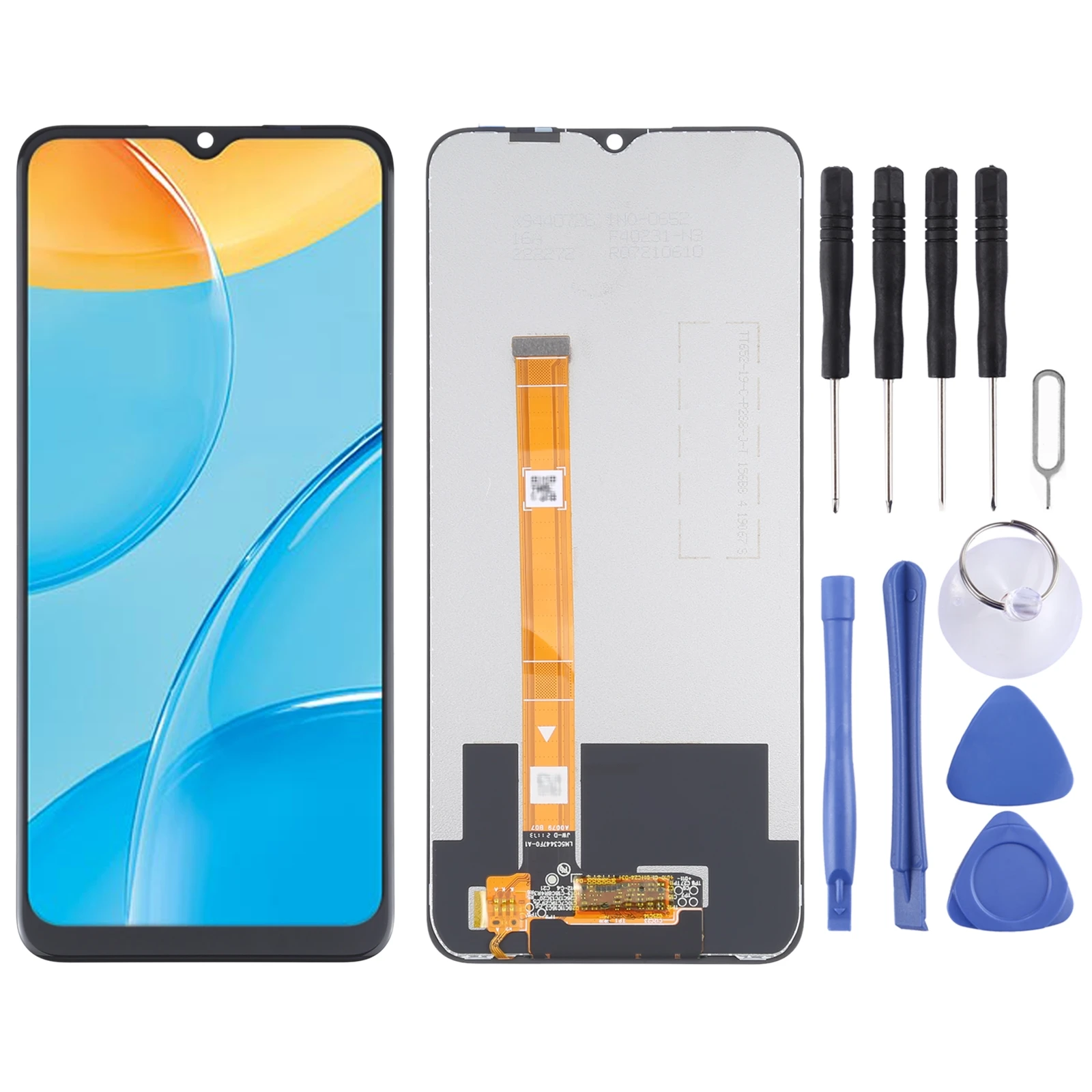 LCD Screen and Digitizer Full Assembly for OPPO Realme 7i