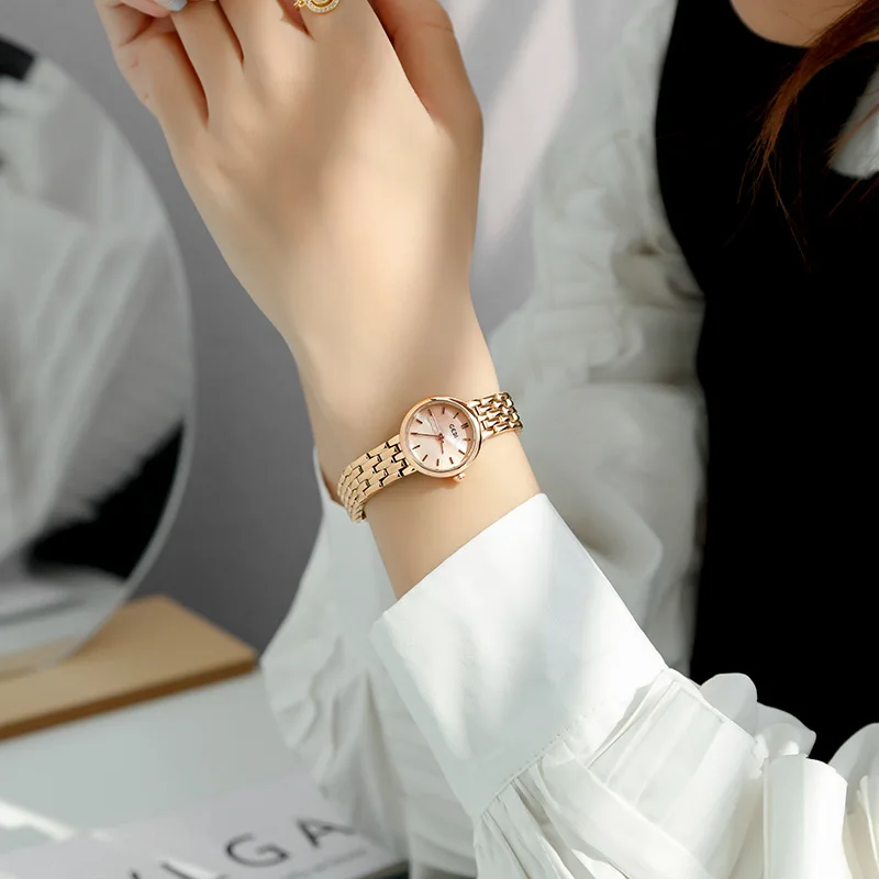 Luxury Brand Rose Gold Stainless Steel Casual Women Watches Simple Small Female Clock Watches for Women Watches