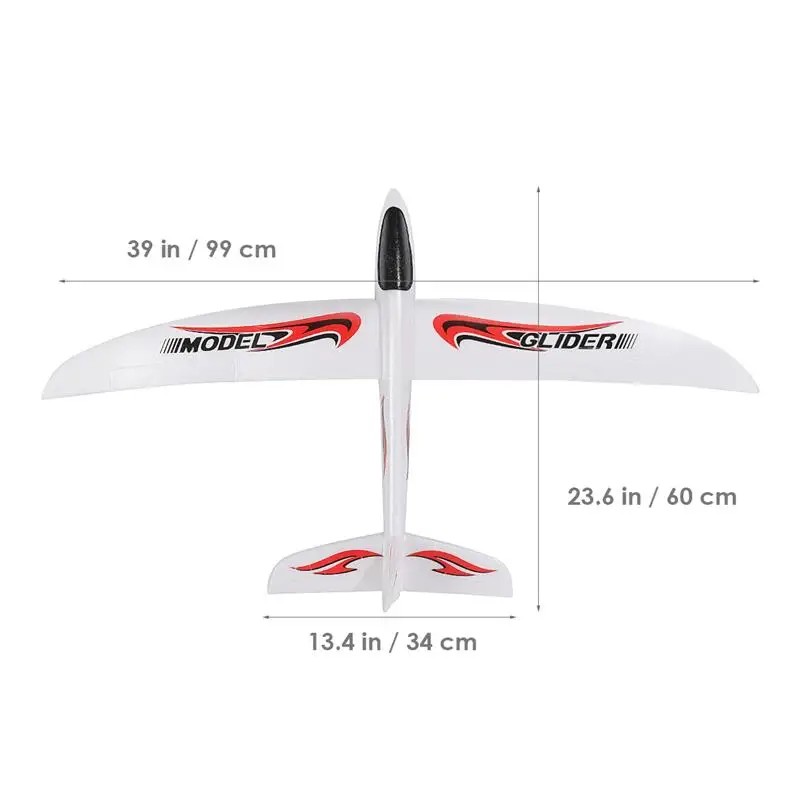 Throwing Aircraft 99cmLarge EPP Foam Hand Throwing Plane Model Aerobatic Airplane Glider Outdoor Sports Flying Toys