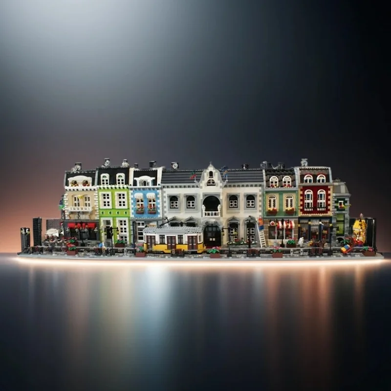 6224pcs MOC Modular Buildings Modular Train Side Complete Model Building Blocks Architecture Toy Christmas Gift 3D Education