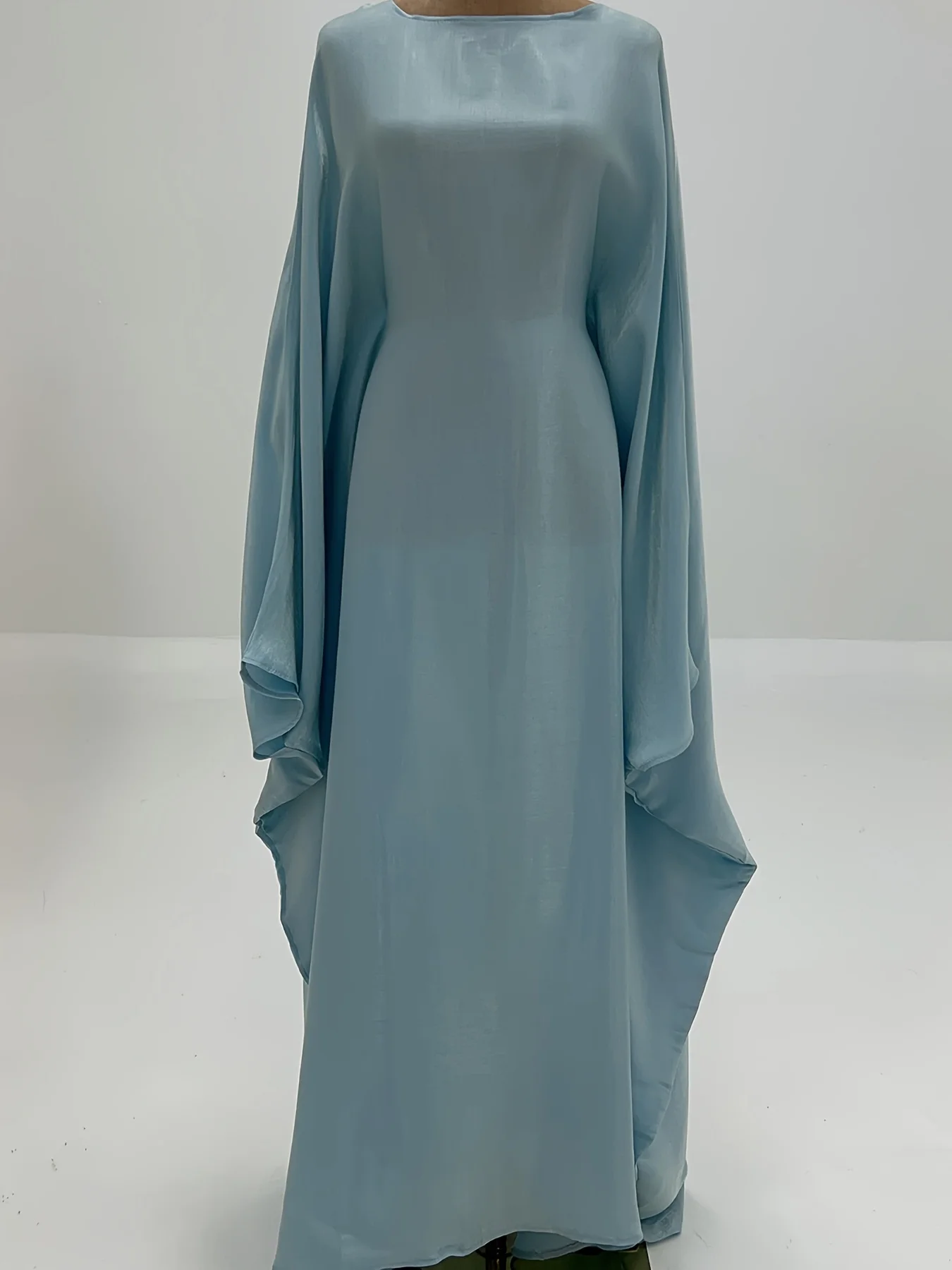 Abaya Dubai Dress, muzułmańska sukienka w czystym kolorze dla kobiet z szarfami Glint sukienka Abayas dla kobiet Dubai Abaya Pure Color of Clothes