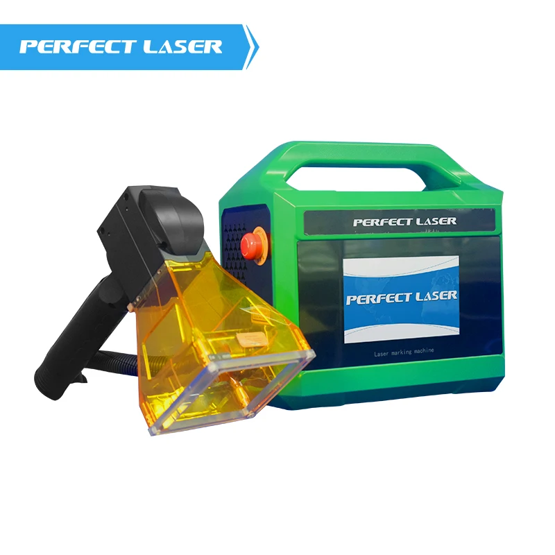 Perfect Laser-Portable Handheld Optical Fiber Laser Printing Marker Marking Machine for Glasses/Car Chassis/Steel Equipment