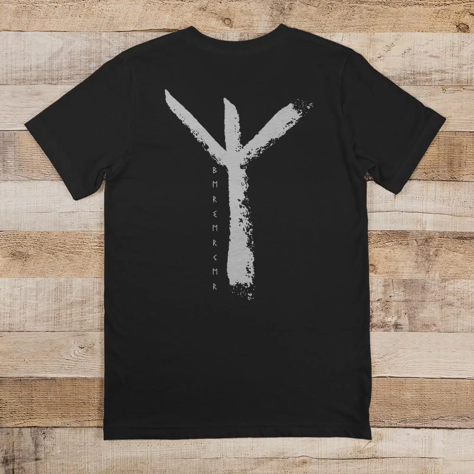 NAME in RUNES ALGIZ Rune style up to 5xl Personalized T Shirt Viking Alphabet Compass vintage Washed Casual Soft Breathable