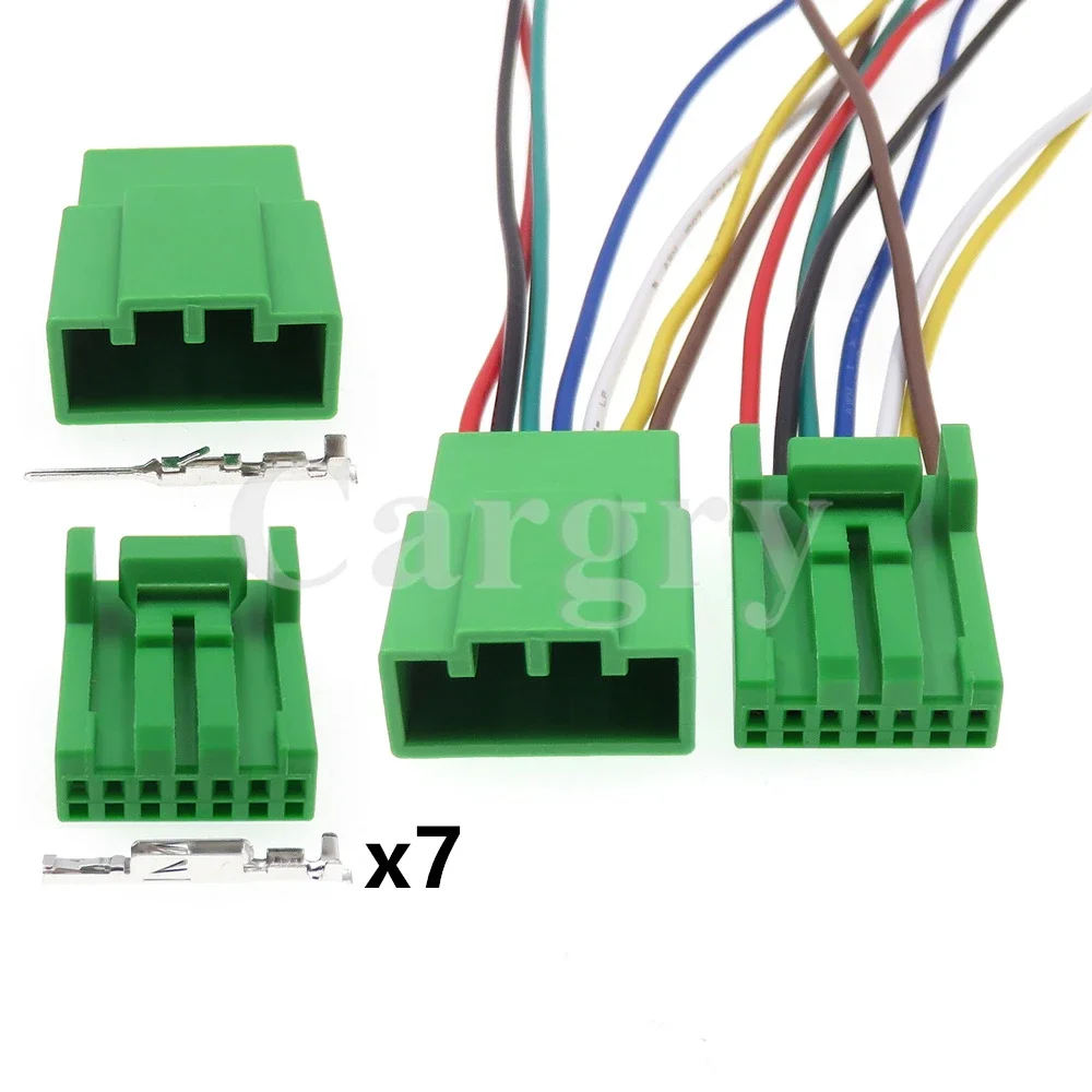 

1 Set 7P IL-AG5-7S-S3C1 IL-AG5-7P-S3C1 AC Assembly Car Rearview Mirror Wire Harness Socket Auto ACS Sensor Unsealed Connector