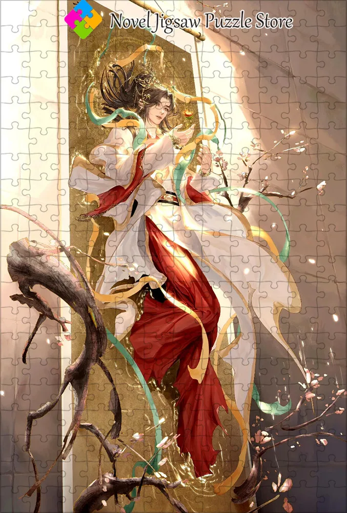 Heaven Official's Blessing Puzzle Tian Guan Ci Fu Puzzle Chinesischer Anime 108/200/300/500/1000 Teile Handgefertigtes Spielzeug für Erwachsene