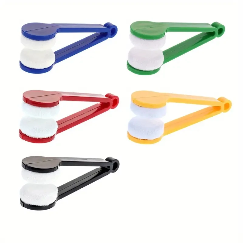 3/1pcs Portable Multifunctional Glasses Cleaning Rub Eyeglass Sunglasses Spectacles Microfiber Cleaning Brushes Wiping Tools