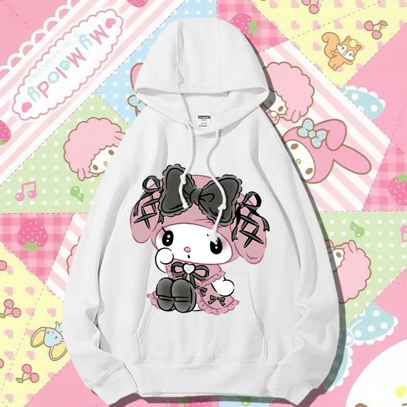 

Melody Co-signed Instagram Japanese Cute Long Sleeve Hoodie For Women Hooded Sanrio Clothes For Girls Coat