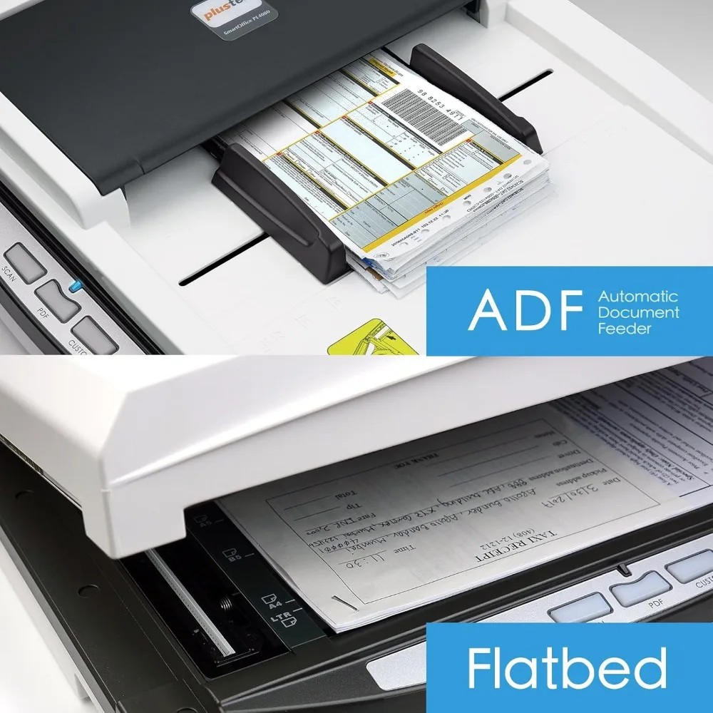 High Speed Versatile Scanner, Flatbed + ADF All in one. with 50 Sheet Document Feeder and A4 Size Flatbed scanSpecial DesignSuit