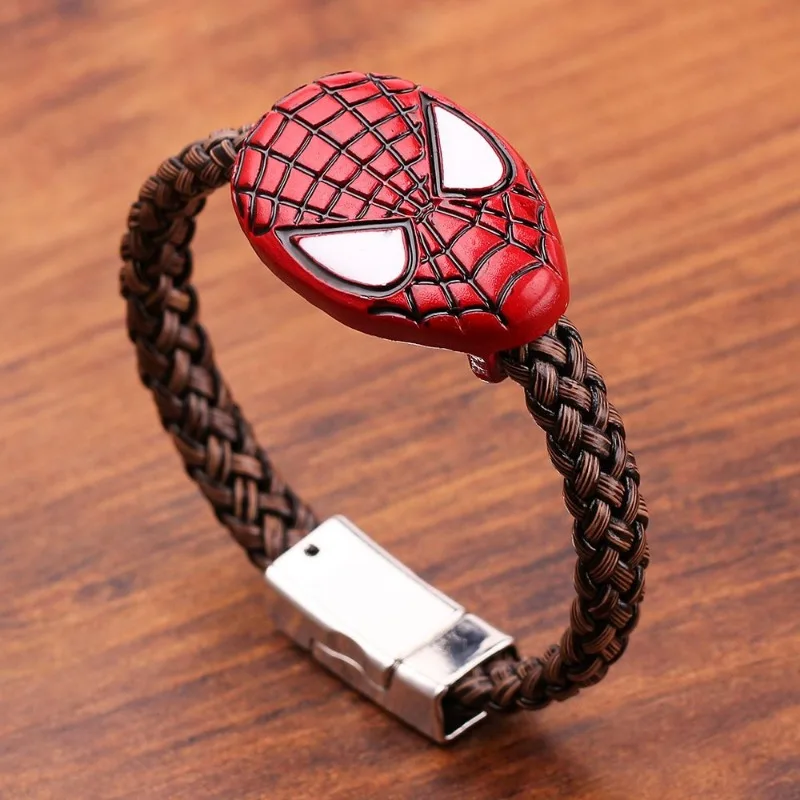 Nieuwe Marvel Armband Animatie Spiderman Iron Man Black Panter Souvenir De Avengers Armband Als Verjaardagscadeau Voor Vriendje