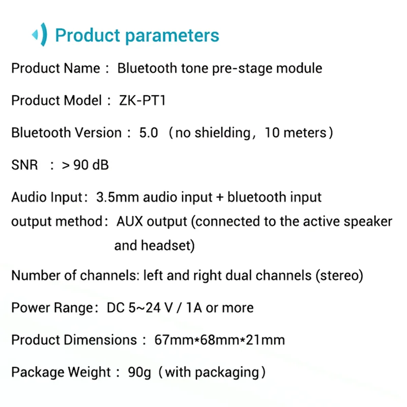 

Y43A-3X Плата декодера Bluetooth 5.0 Двухканальная стереосистема с низким уровнем шума, высоким и низким тоном, предварительный модуль усилителя ZK-PT1