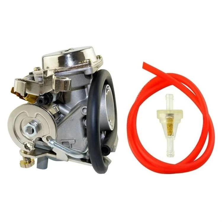 Motorcycle Red Oil Tube &  Filter & Carburetor Kit For YAMAHA XV240 XVS250 XV250 XV125 XVS125 Virago Drag Star Route 66