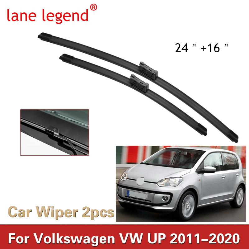 

Автомобильные щетки стеклоочистителя для Volkswagen VW UP 2011-2020 2013 2014 2015 2016 2017 24 "16"