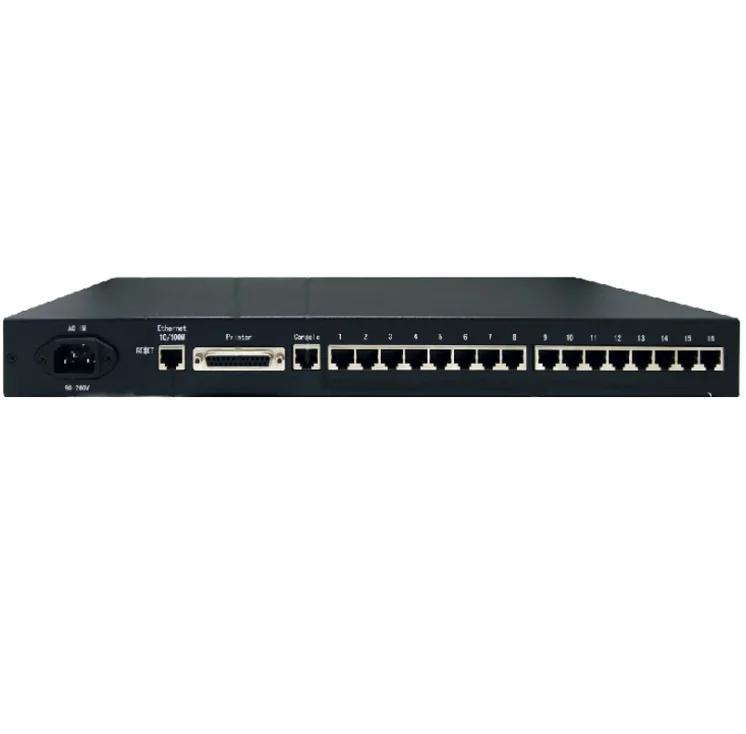 UTEK Yutai UT-6616M-I Sixteen Port RS-422/485 Lightning Protection Isolated Serial Port Server