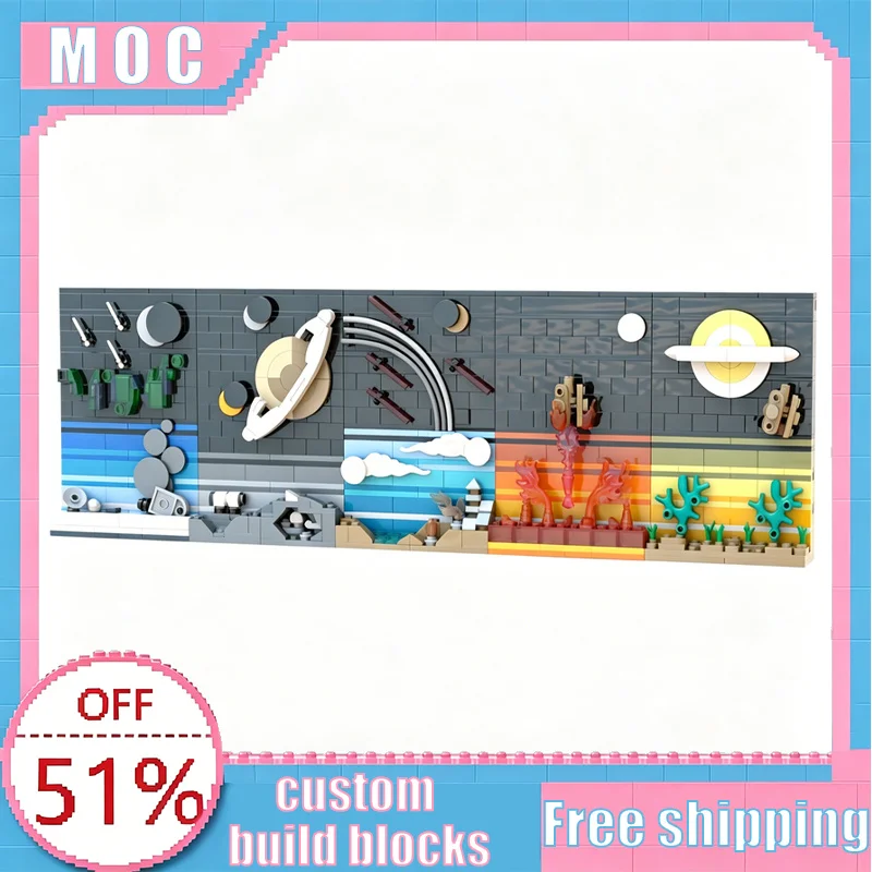 

963 PCS MOC Tales of The Orchard of Life TOOL Themed Art Display Model Creative Building Blocks Educational Assembly Toys Gifts