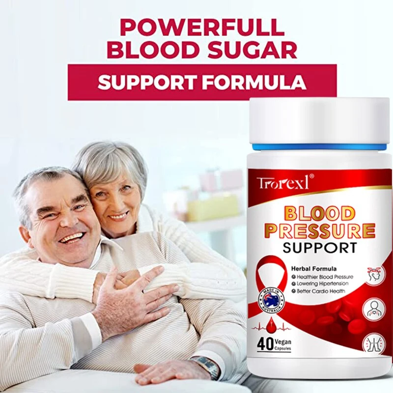 Trorexl Blood Pressure Supplements with Eucommia, Natto - Support Normal Cardiovascular & Circulatory Health,Heart Health Care