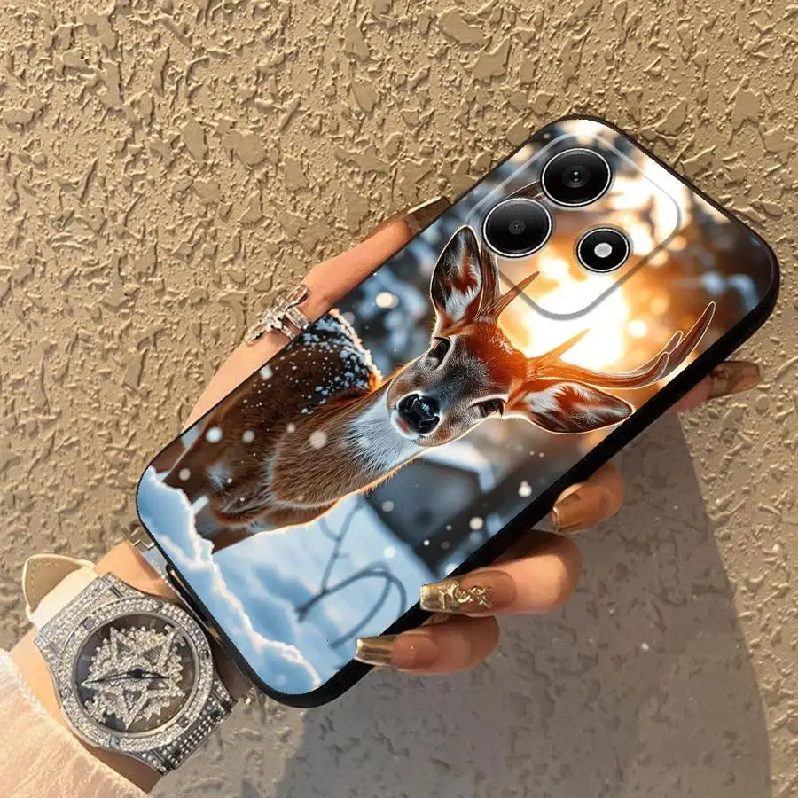 حافظة لهاتف شاومي ريدمي نوت 9S 10S 9 10 11 12 Pro 7 8 11s 12s 13 14 Pro Plus غطاء هاتف ناعم أسود