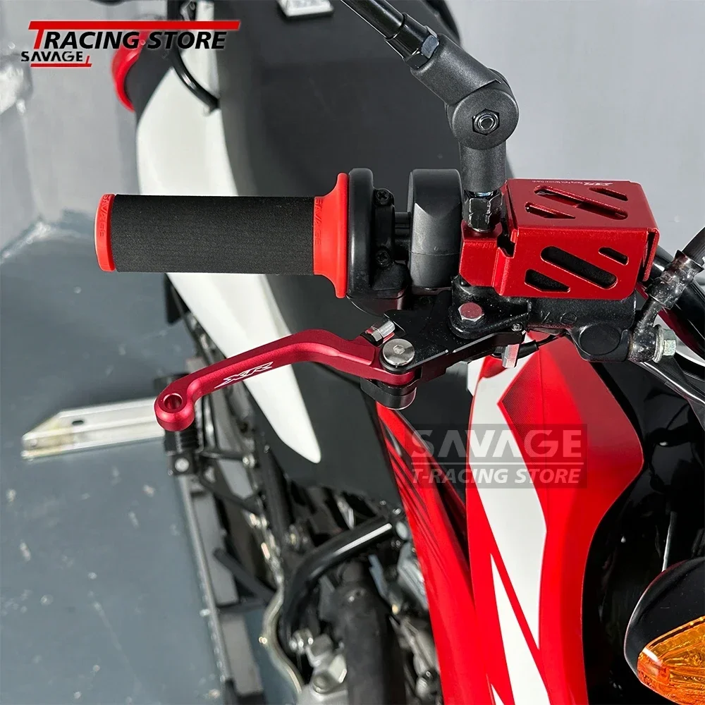 2024 XR Motorycle Black Red CNC Pivot Brake Clutch Levers For Honda XR125L XR190L XR150L XR650L Hand Control Levers Kit Foldable