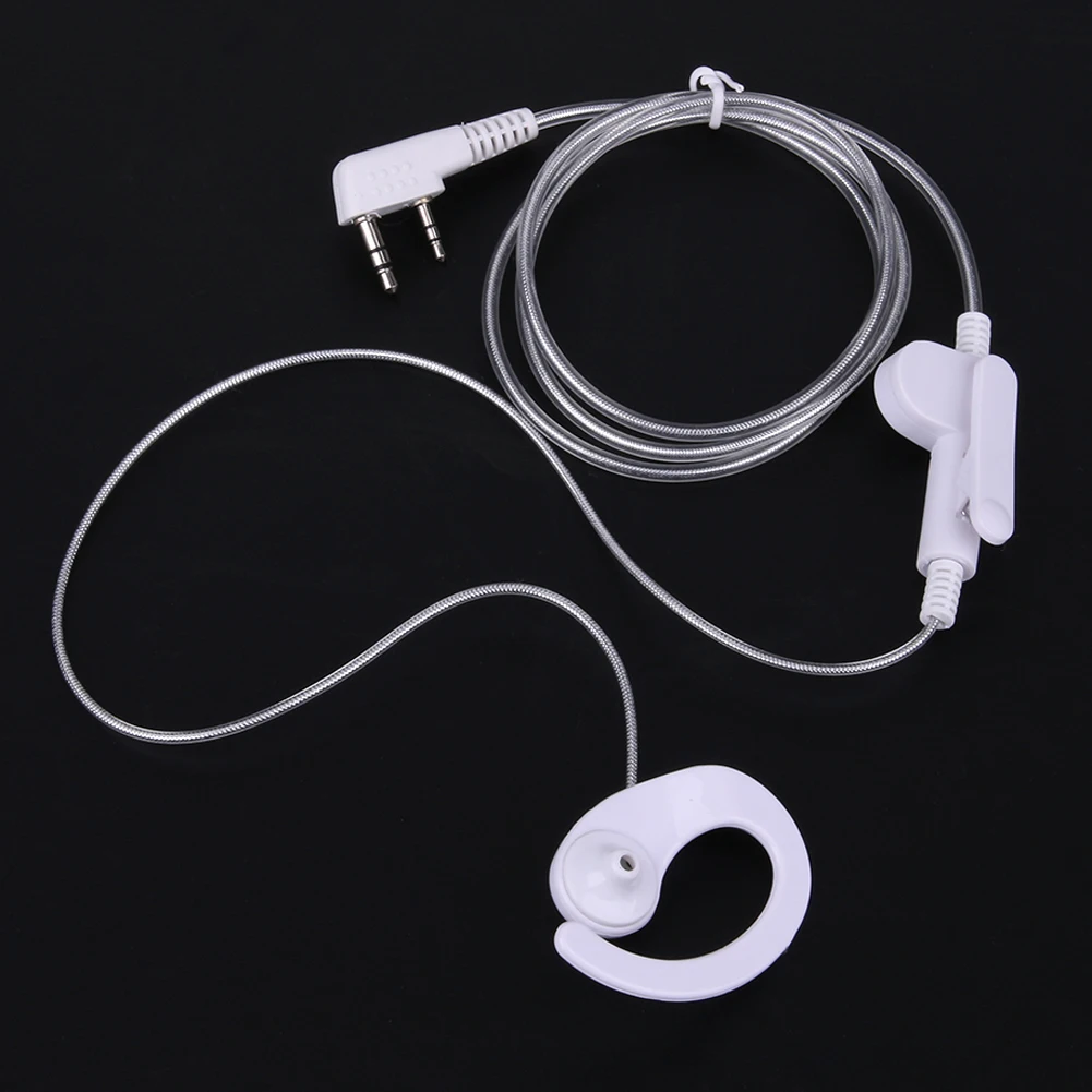 2 핀 이어폰 헤드셋 경량 이어폰 이어폰 PTT 마이크 BAOFENG KENWOOD HYT 라디오 용 편안한 액세서리