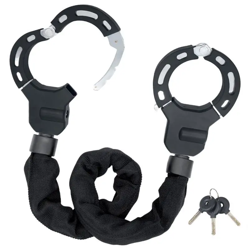 

Bike Chain Lock Bike Handcuff Chain Lock Heavy Duty Anti-theft Bike Lock Bike Accessories Cycling Gear For Electric Scooters Bic