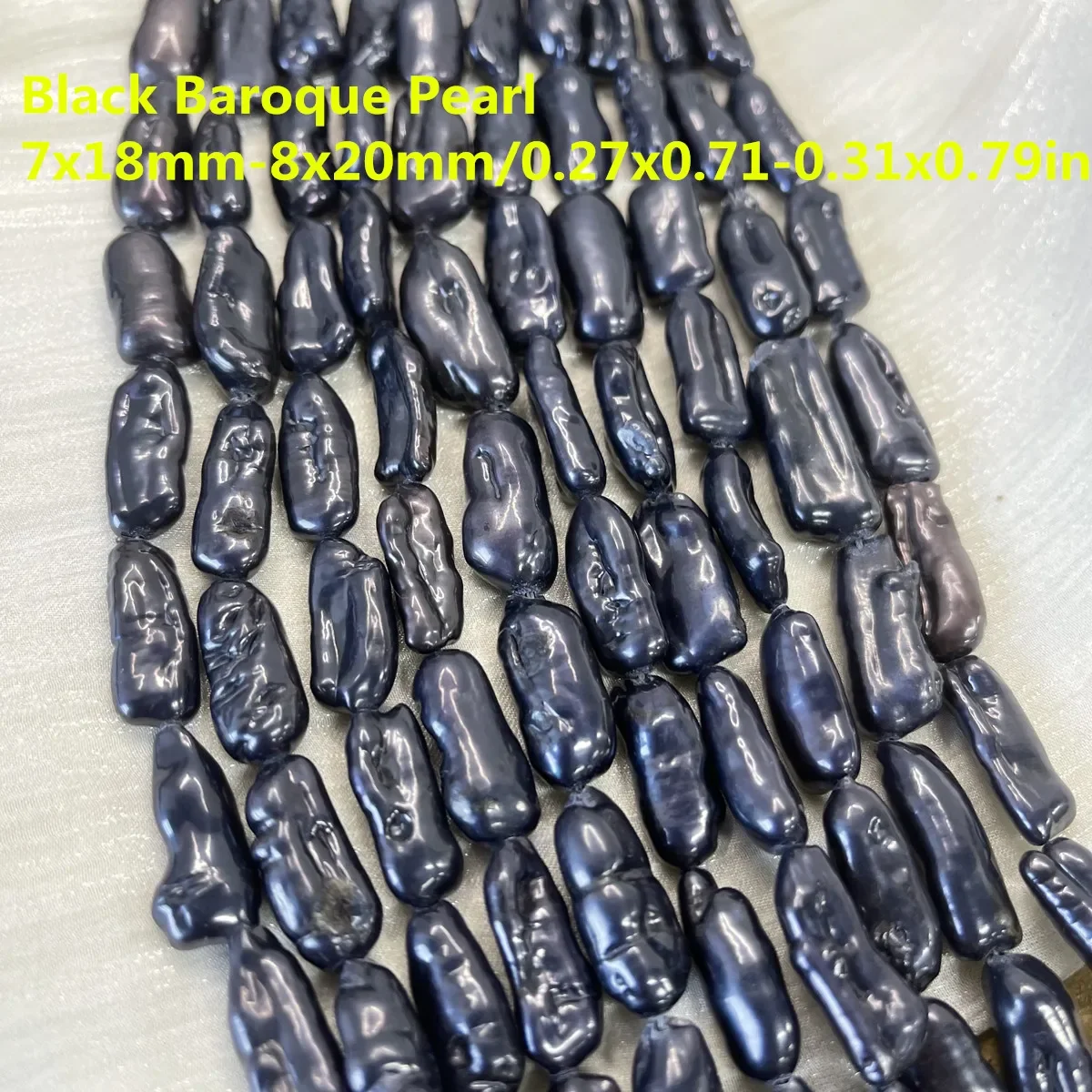

Irregular Baroque Pearl Natural Freshwater Black Pearl For Jewelry Making DIY Necklace Bracelet Earrings Accessory