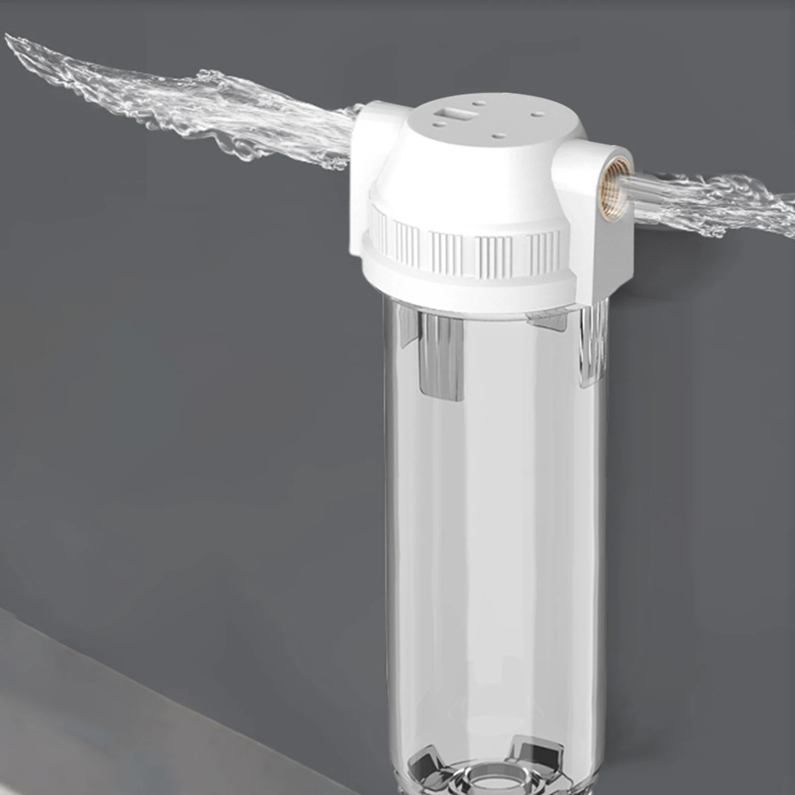 10 인치 증거 병 필터, 주방 정수기 용 교체 가능한 투명 PET 워터 필터 가전 액세서리