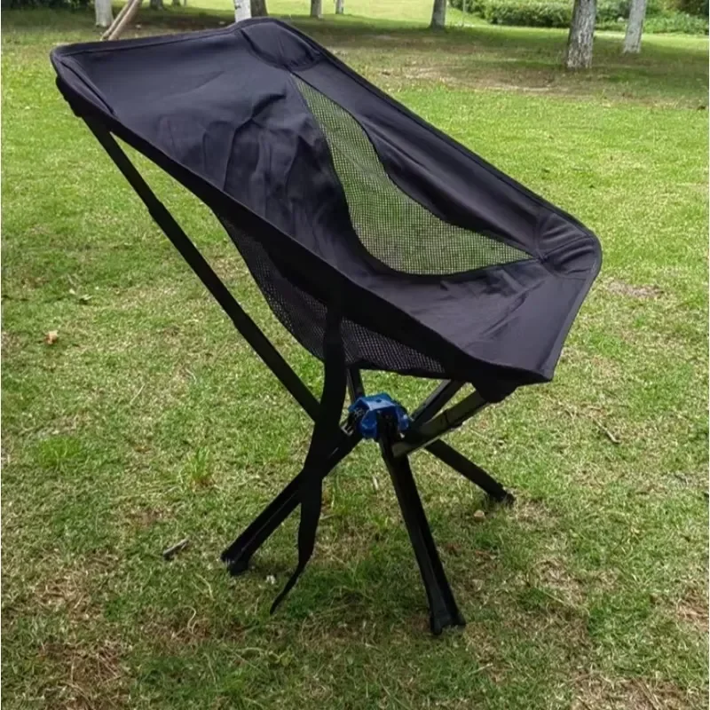 for Aluminum Alloy Ultralight Camping Chair Portable Folding Backrest Outdoor Picnic Seat Compact Durable Travel Hiking Beach