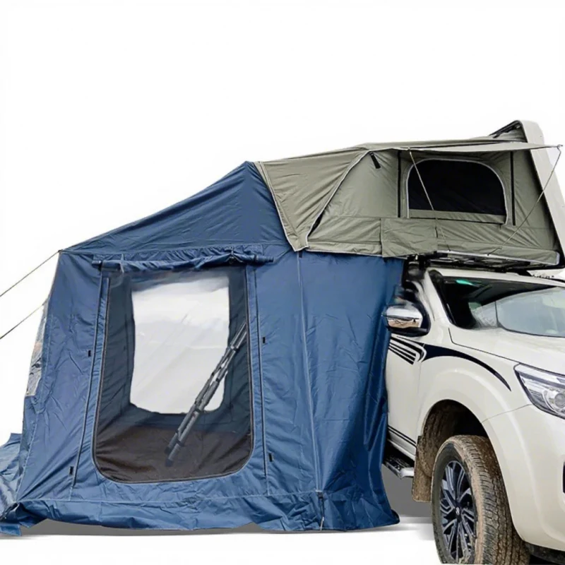Factory Four-season Waterproof Hard Shell Roof Tent Rear Canopy Fully Automatic Outdoor Travel Car Camping Tent