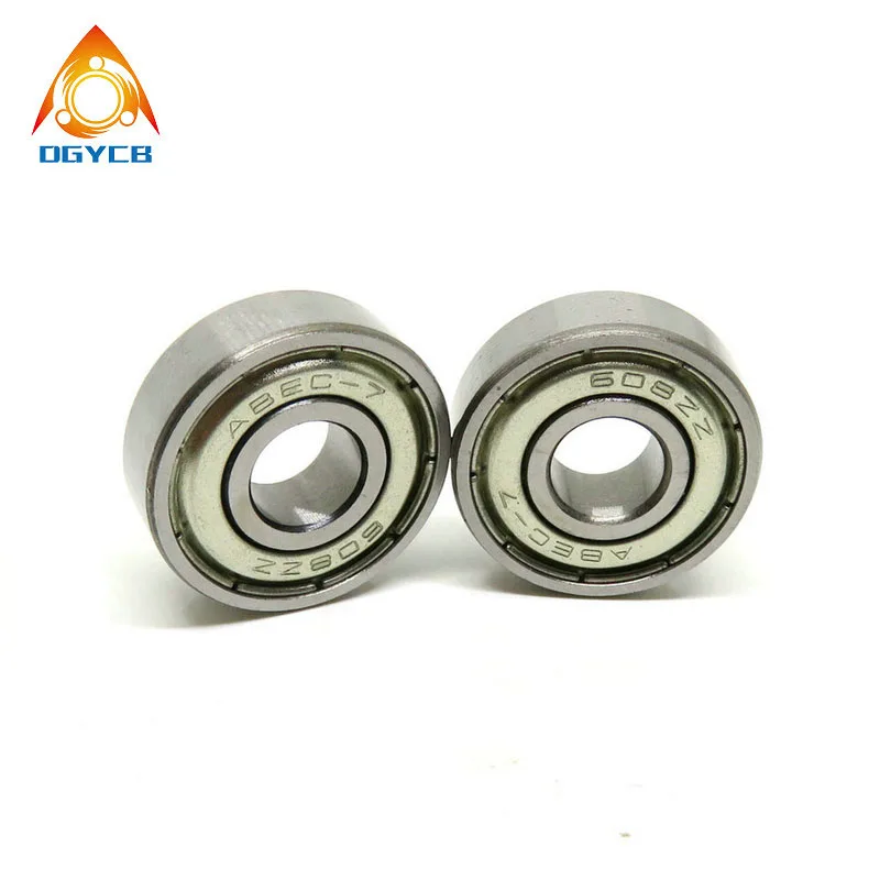 

8pcs 608ZZ Bearing 8x22x7 mm ABEC7 Deep Groove Ball Bearing 8*22*7 mm 608 608Z Skateboard Bearing