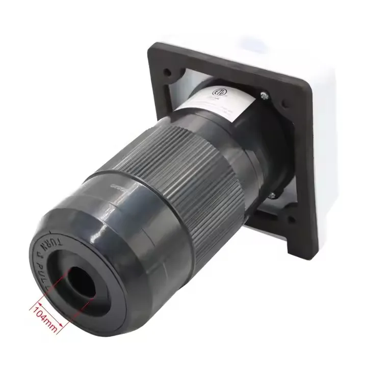 2-50P RV Power Inlet 50A 125/250V Male Inlet Power Socket for Trailer Boat RV Accessories