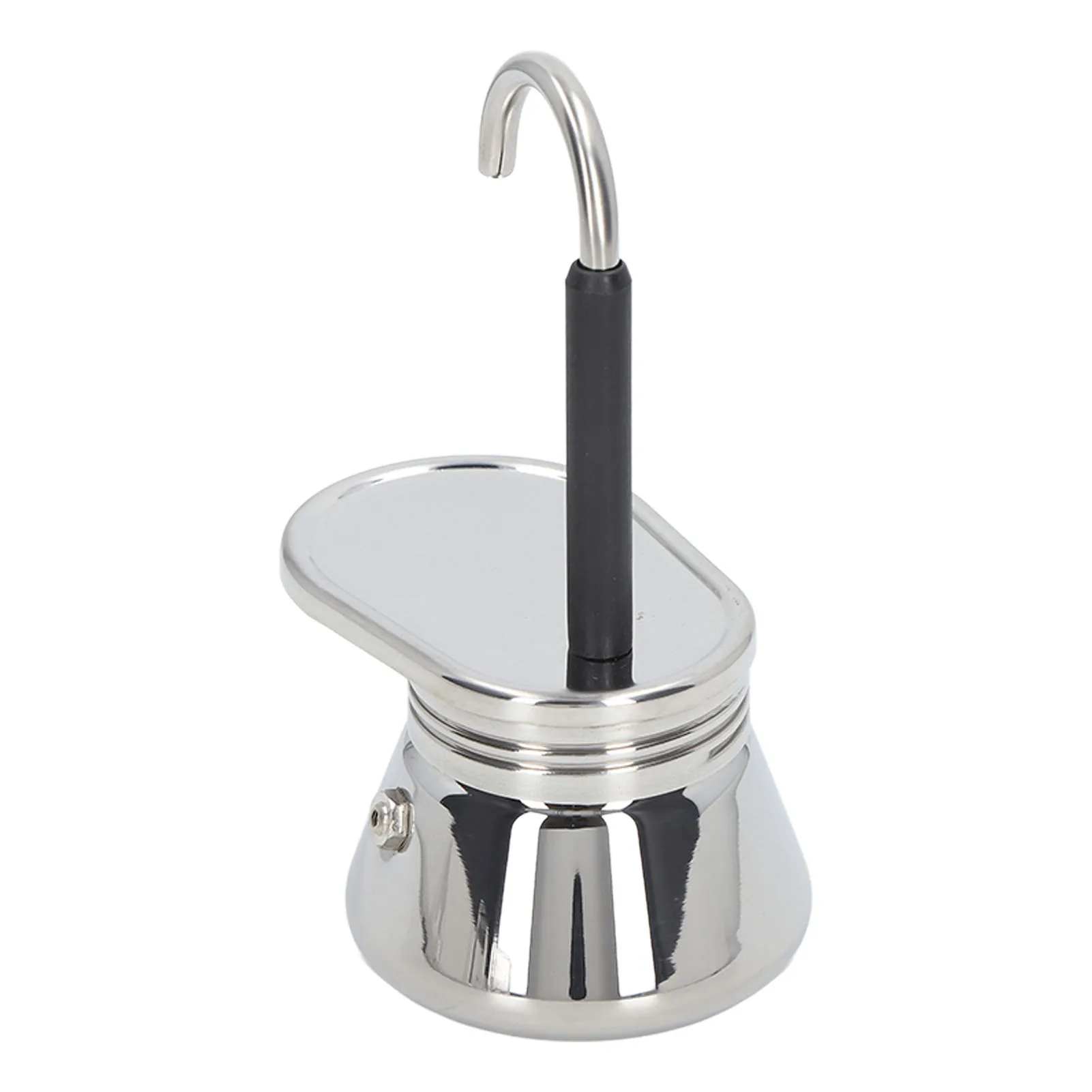 موكا وعاء واحد صنبور سهلة الاستخدام الفولاذ المقاوم للصدأ القهوة ملحق الايطالية صانع القهوة قابلة لإعادة الاستخدام يسهل حملها للتخييم